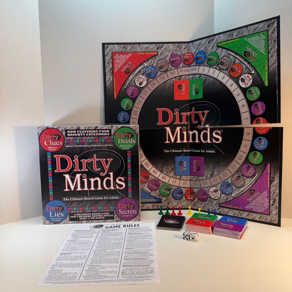 TDC Games Dirty Minds Deeds Board Game Ultimate Edition Adult Party Complete